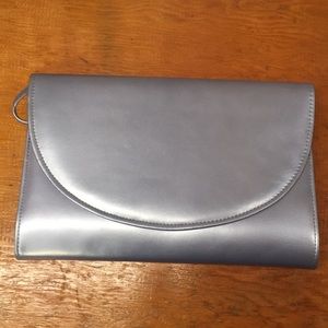 Blue/grey women’s clutch wallet purse